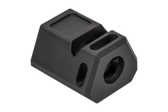 Primary Machine 9mm Stealth Comp for CZ USA P07/P09 with 1/2x28 threaded barrels is black anodized